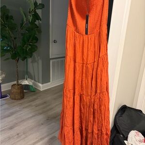 Orange Maxi Dress